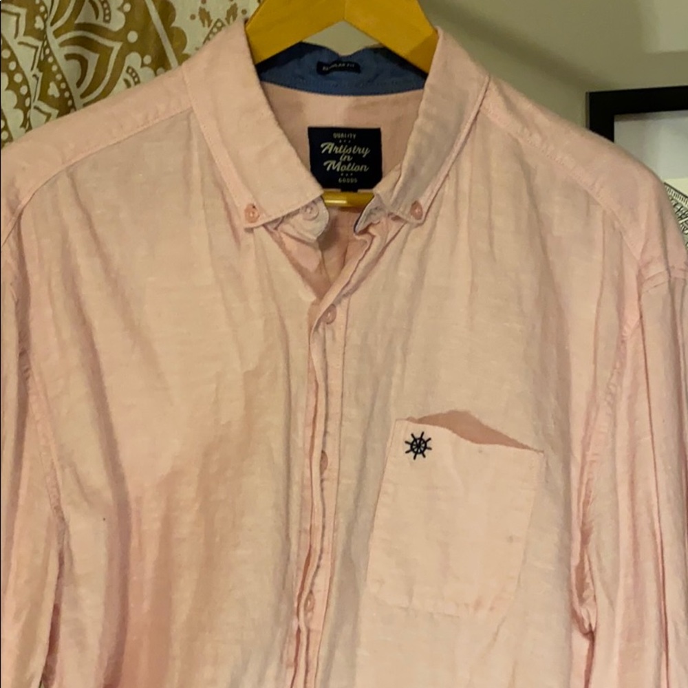 Pink Button Down